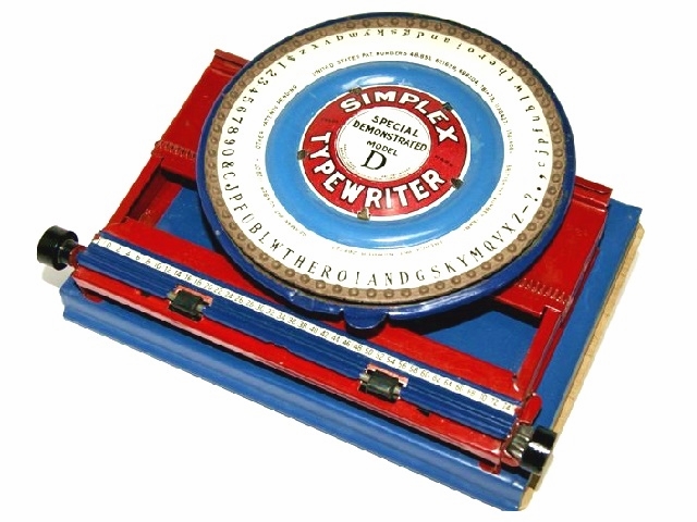 Simplex Special Demonstrated Model D MPULC Red and Blue.